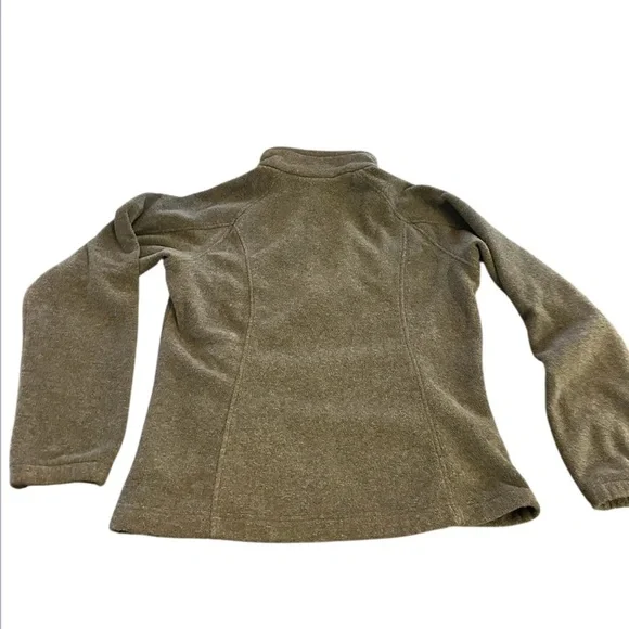 Columbia Gray Jacket with Pink Accents Zip Pockets Size Medium - Picture 2 of 6